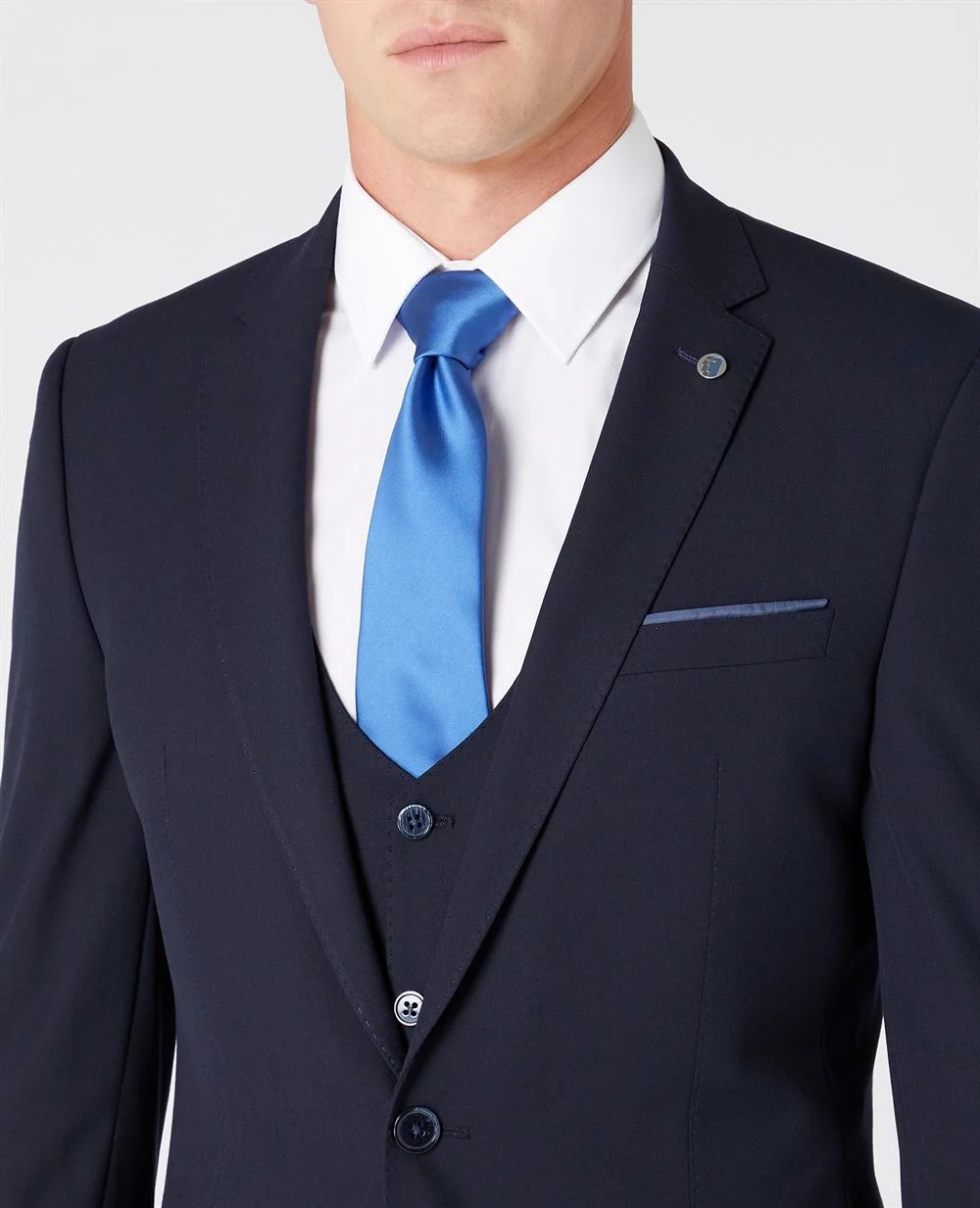 Remus Uomo Luca Suit Jacket - Dk Navy - 34R