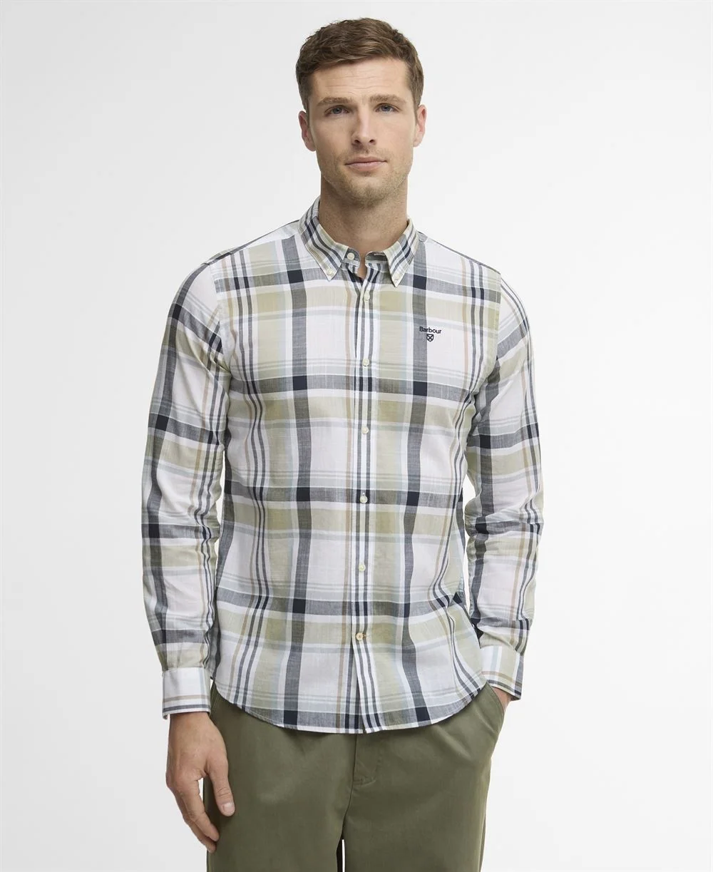Barbour Kidd Tailored Shirt - Green - XL