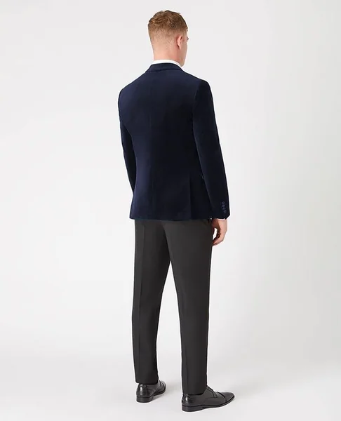 Remus Uomo Velvet Jacket - Dk Navy - 44R