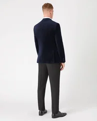 Remus Uomo Velvet Jacket - Dk Navy - 44R