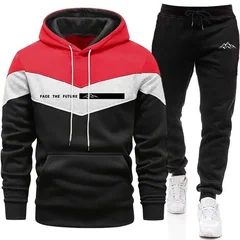 Fall Winter Daily Casual Sports Jogging Suit Male Outdoor Fashion Sweatshirt Outfit 2026 New in Men's Set Hoodies and Sweatpants