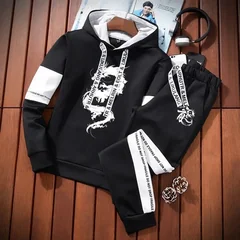 Autumn Winter Men's Tracksuit Quality Casual Hoodie Sweatshirts Outdoors Sports Jogging Clothing 2026 Street Pullover Sportswear