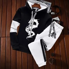Autumn Winter Men's Tracksuit Quality Casual Hoodie Sweatshirts Outdoors Sports Jogging Clothing 2026 Street Pullover Sportswear