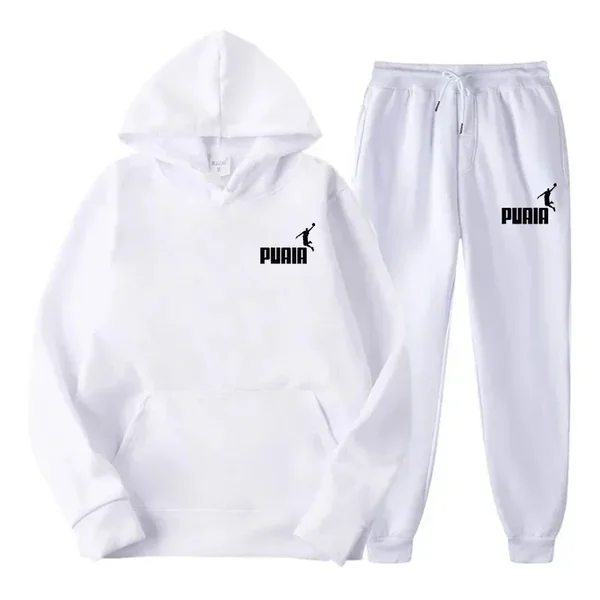 2026 New Men's Fashion Casual Zipper Tracksuits Outdoor Fitness Jogging Hooded Sets Sports Luxury Hoodie + Pants Suit Clothing