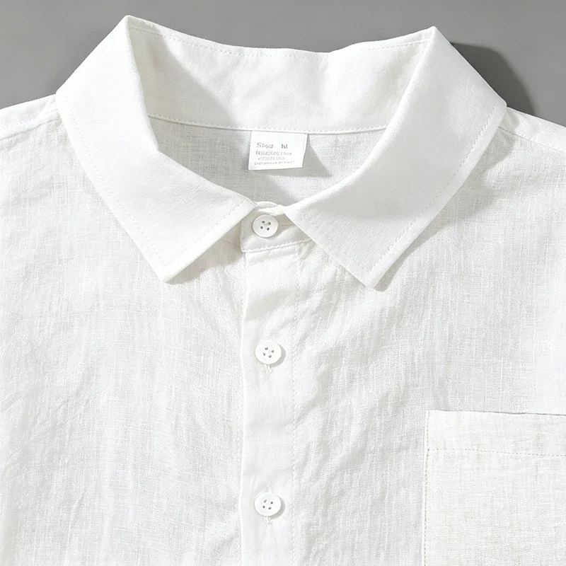 Men Linen Two Piece Set Sleeveless Lapel Shirt Elastic Drawstring Shorts Regular Fit Summer Beach Travel Daily Vacation Casual