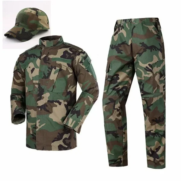 2026 Multicam Tactical Jacket Pants Set, Navy BDU E Uniform for Outdoor Hiking Airsoft Hunting