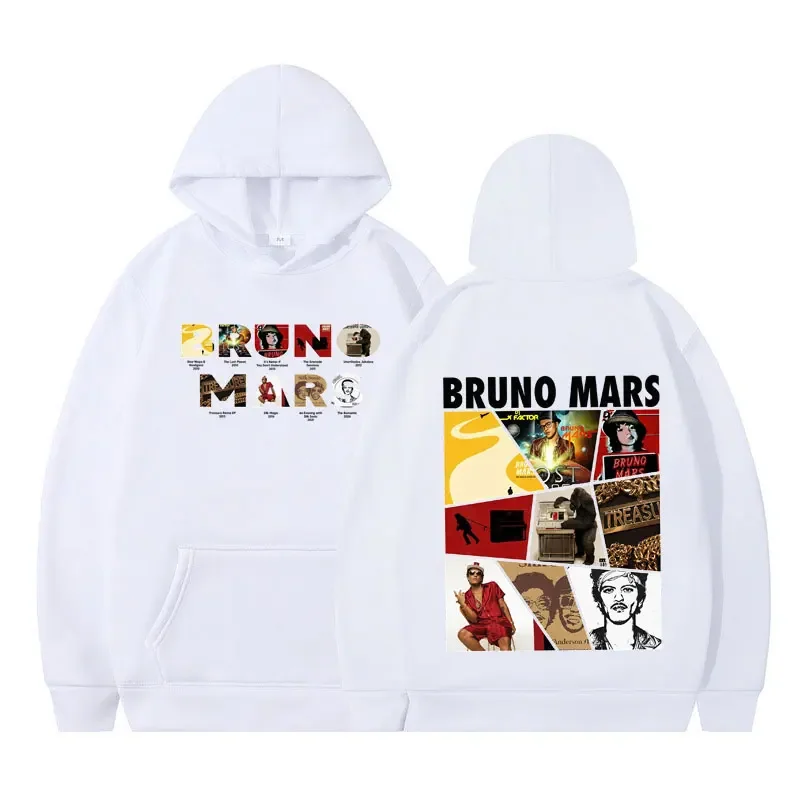 Bruno Mars The Romantic Album Tour 2026 Hoodie Man Woman Hip-hop Harajuku Tracksuit Long Sleeves Casual Loose Oversized Pullover