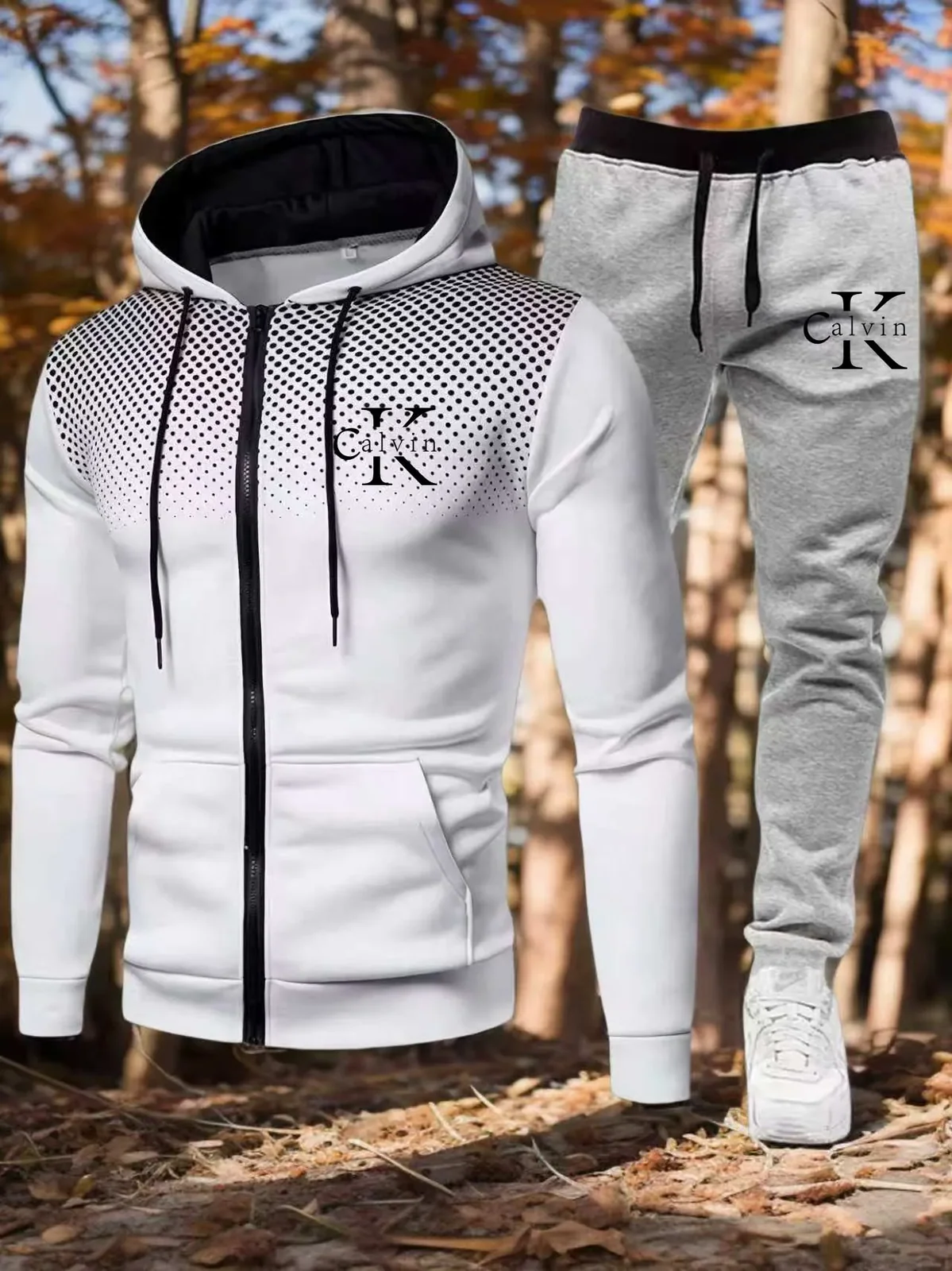 High Quality Men's Tracksuit Casual Jogging Men Versatile Sweatshirts Sweat Pants Fashion Comfort Daily Sports Simple Hoodie Set