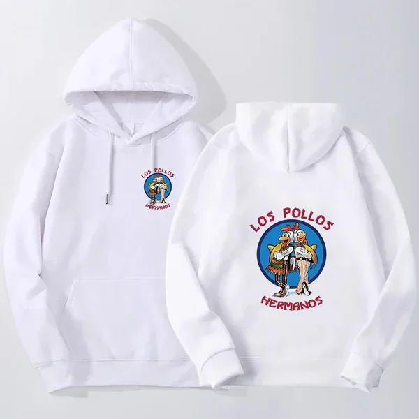 Breaking Bad Hoodie Los Pollos Hermanos Chicken Brothers Print Tracksuit Men Women Fashion Autumn Winter Fleece Loose Sweatshirt