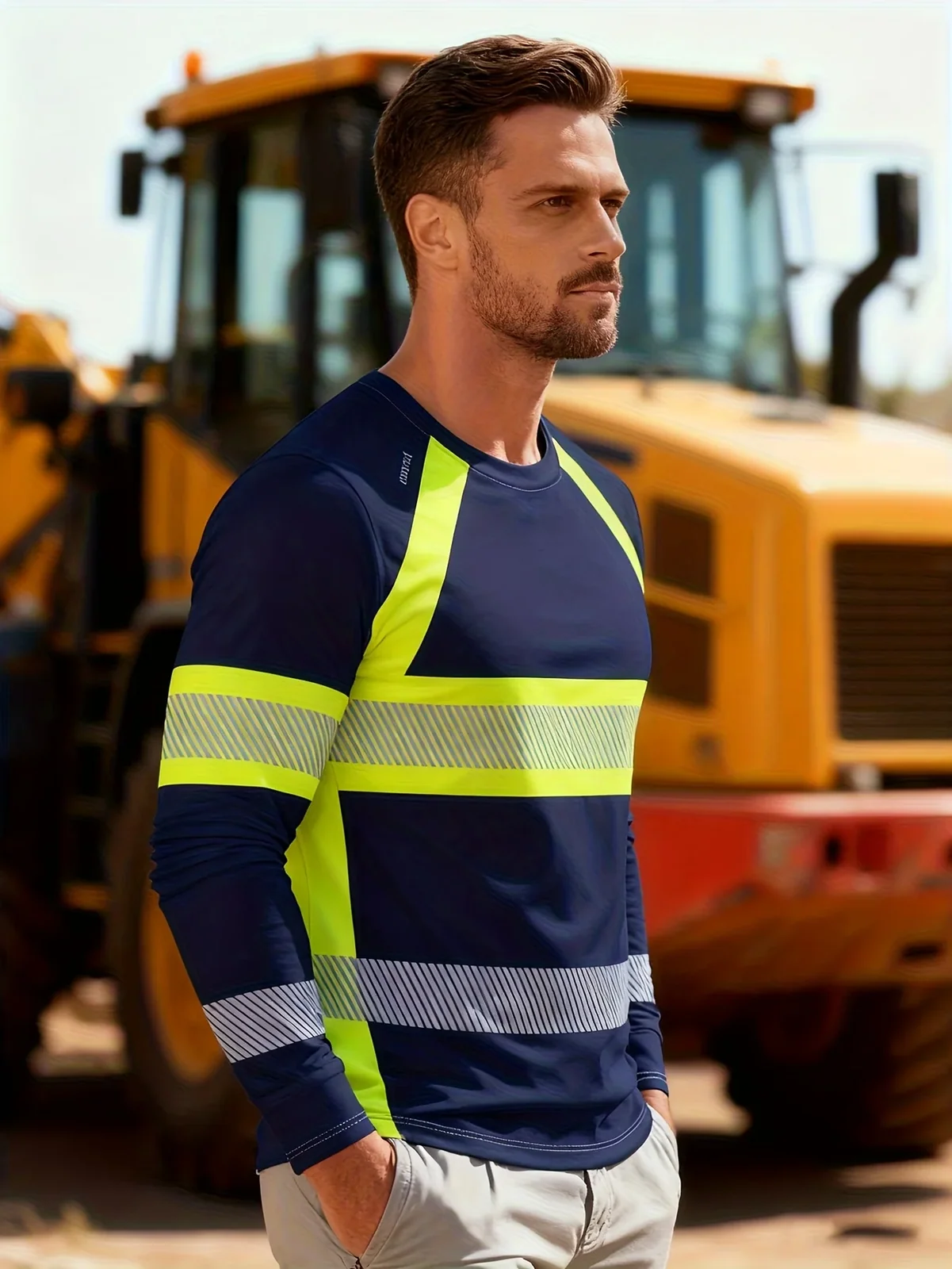 Men's Leisure Autumn-Winter Outdoor Printed Long-Sleeve T-Shirt - Lightweight and Breathable Fabric, Outdoor Sports T-Shirt