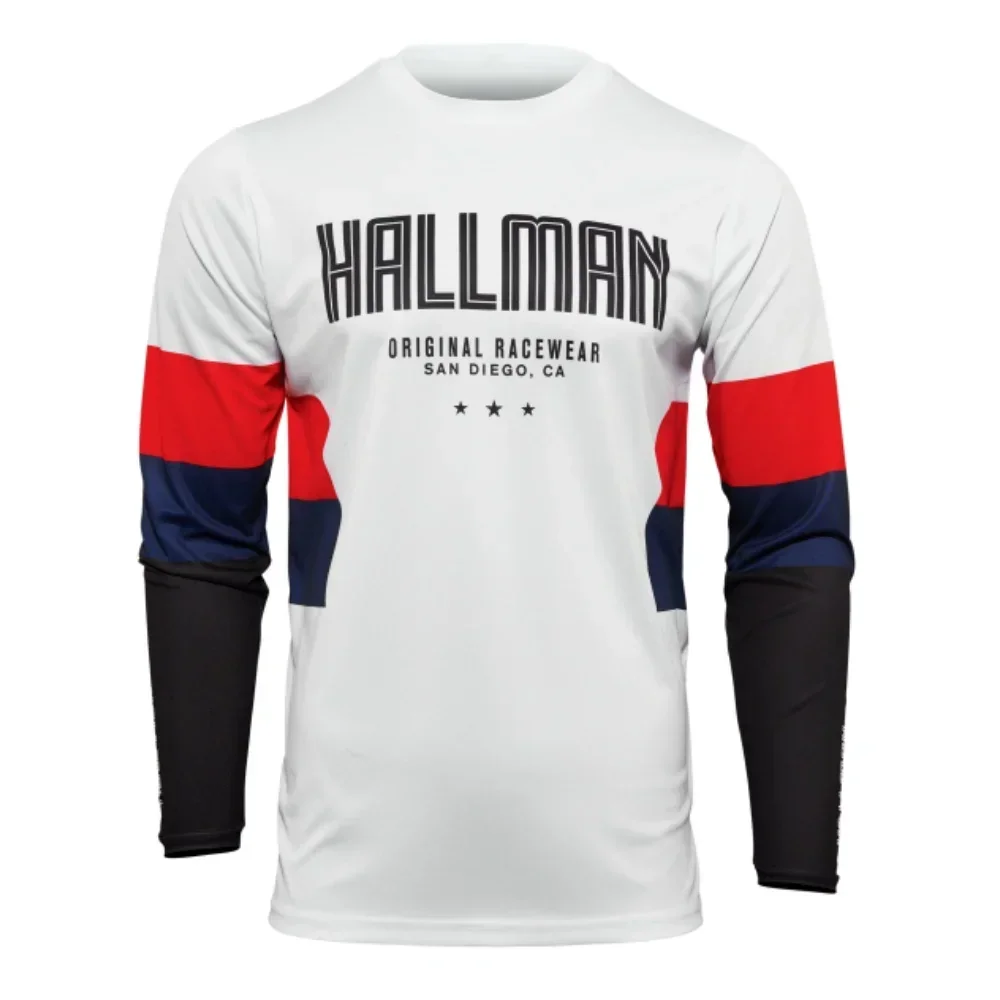 Autumn Winter Racing Motocross Jersey Men's Cycling Long Sleeved T-shirt Outdoor Men's Motorcycle Cotton Elastic Cycling T-shirt