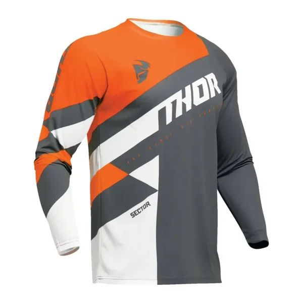 Autumn Winter Racing Motocross Jersey Men's Cycling Long Sleeved T-shirt Outdoor Men's Motorcycle Cotton Elastic Cycling T-shirt