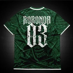 2526 men Summer Japanese Anime One Piece Zoro Luffy 3D Quick-Drying T-Shirt Plus Size for Men Women Children's Top Jersey tops