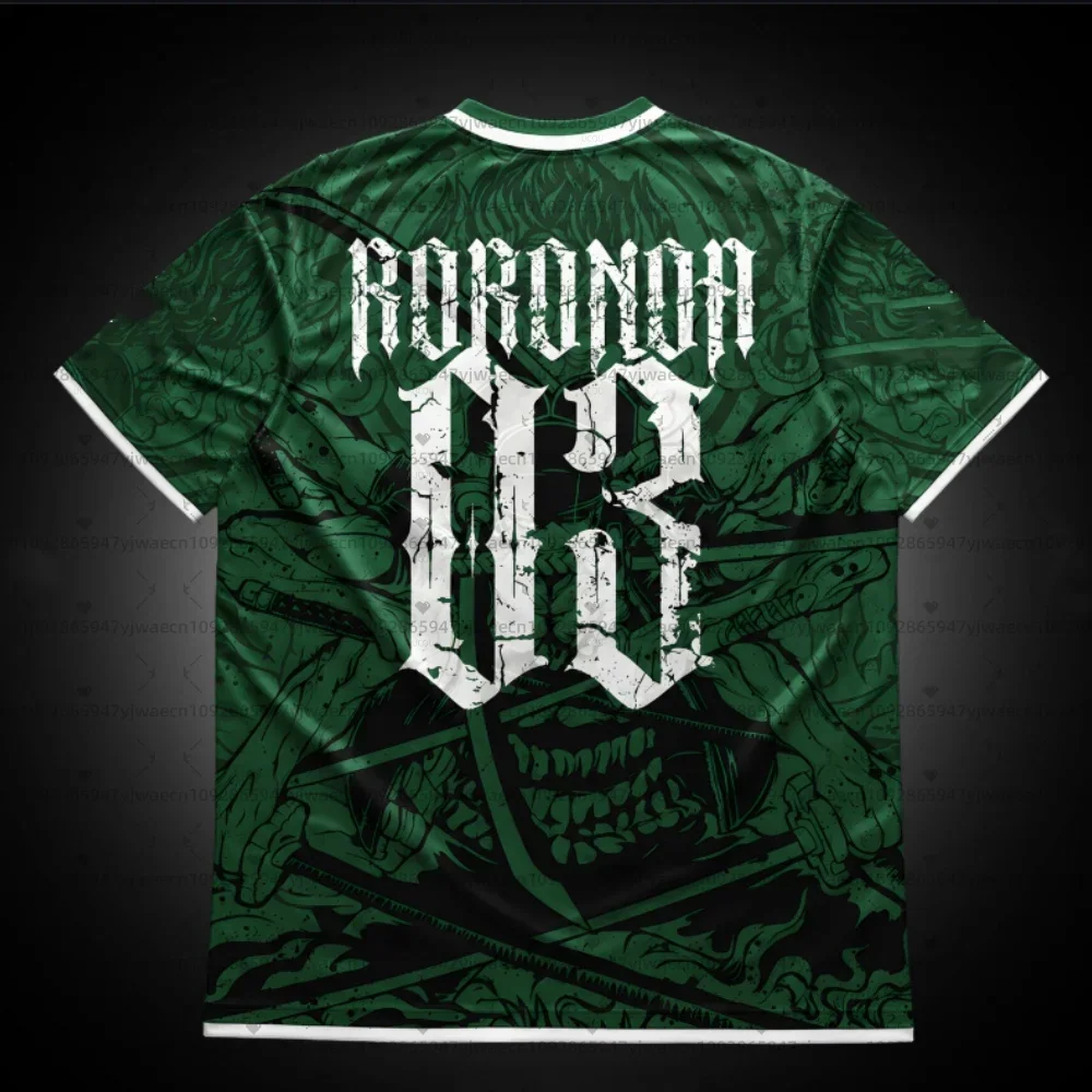 2526 men Summer Japanese Anime One Piece Zoro Luffy 3D Quick-Drying T-Shirt Plus Size for Men Women Children's Top Jersey tops