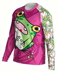 New long sleeved sportswear with 3D printed patterns, fashionable and versatile, breathable and quick drying sports top
