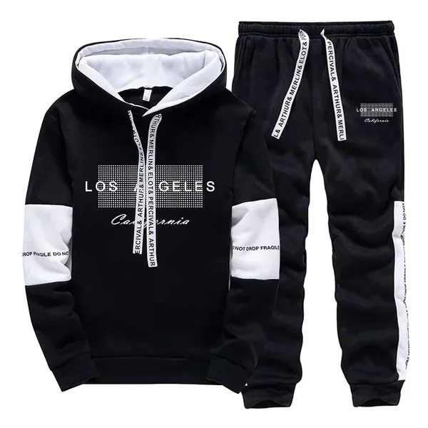 Single Sweatshirt & Sweatpants Quality Autumn Winter Hot Sale Men Casual Hooded Tracksuit Comfortable Outdoor Sports Daily Wear