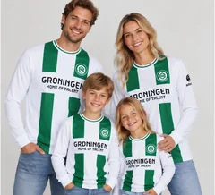 Groningen football long sleeved T-shirt breathable fan sportswear for the 2026-2027 season, family and children's clothing