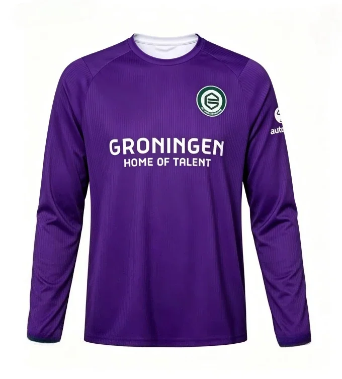 Groningen football long sleeved T-shirt breathable fan sportswear for the 2026-2027 season, family and children's clothing