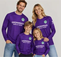 Groningen football long sleeved T-shirt breathable fan sportswear for the 2026-2027 season, family and children's clothing
