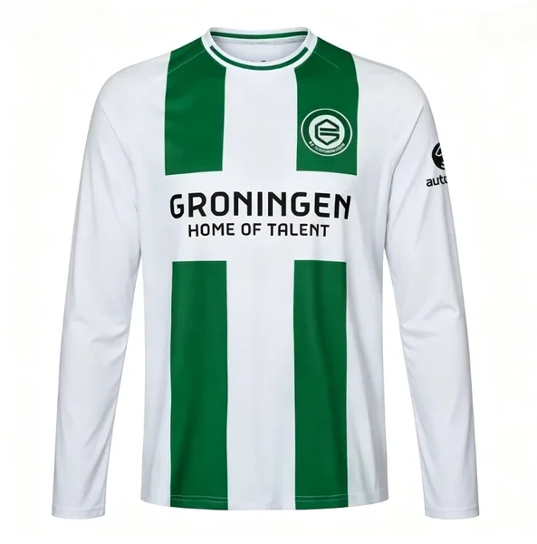 Groningen football long sleeved T-shirt breathable fan sportswear for the 2026-2027 season, family and children's clothing