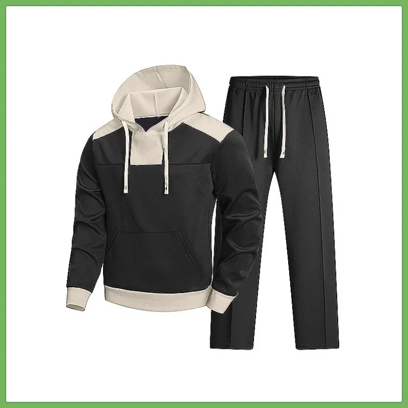 Windproof Breathable Jogging Suit Men Outdoor Training Gym Fitness Running Tracksuit Sportswear Athletic Set Activewear Workout