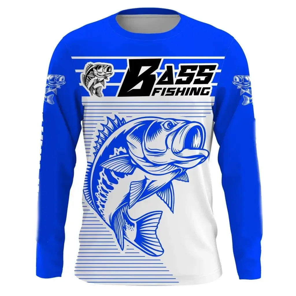 Men's Long Sleeve T-shirts 3d Printed Long T Shirt For Men Street O Neck Pullover Oversized Tee Shirt Man Clothing Fashion Fish
