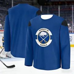 2026 New Men's New Ice Hockey Game and Training Jersey Breathable and Quick-Drying 3D Printed Long Sleeve T-Shirt for Men Women