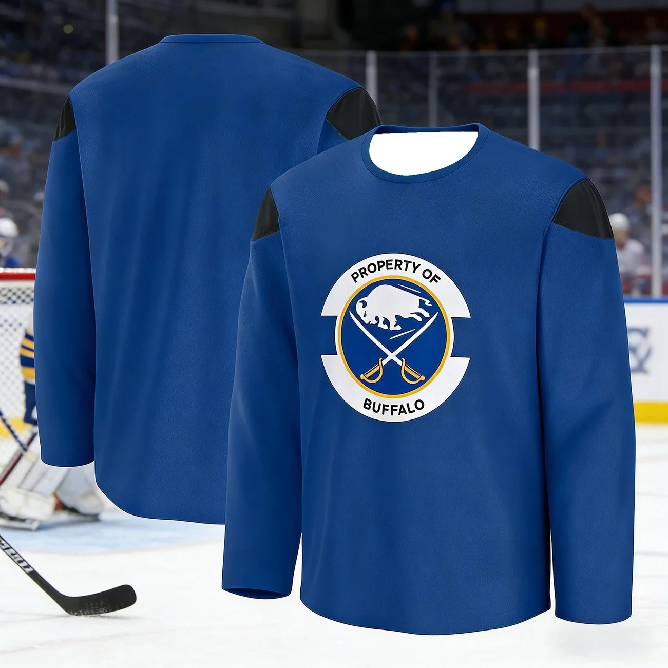 2026 New Men's New Ice Hockey Game and Training Jersey Breathable and Quick-Drying 3D Printed Long Sleeve T-Shirt for Men Women