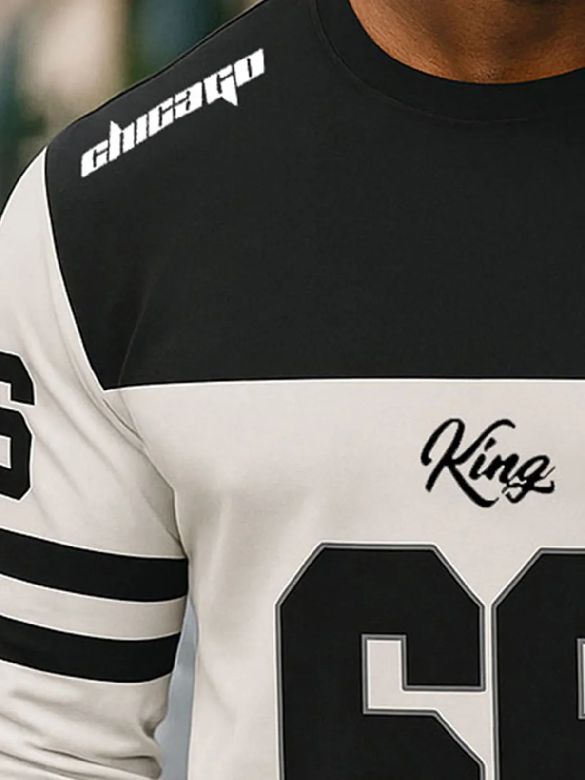 2026 Autumn/Winter Men's Round-neck Hoodie with Digital Print for Casual Sports and Outdoor Wear