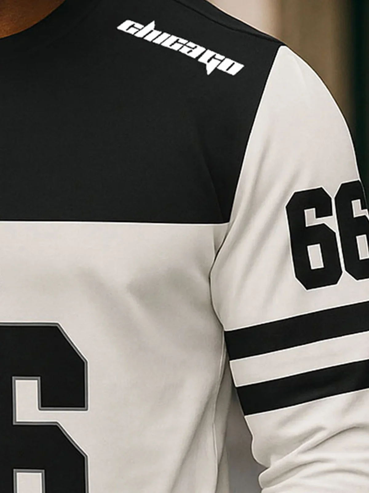 2026 Autumn/Winter Men's Round-neck Hoodie with Digital Print for Casual Sports and Outdoor Wear