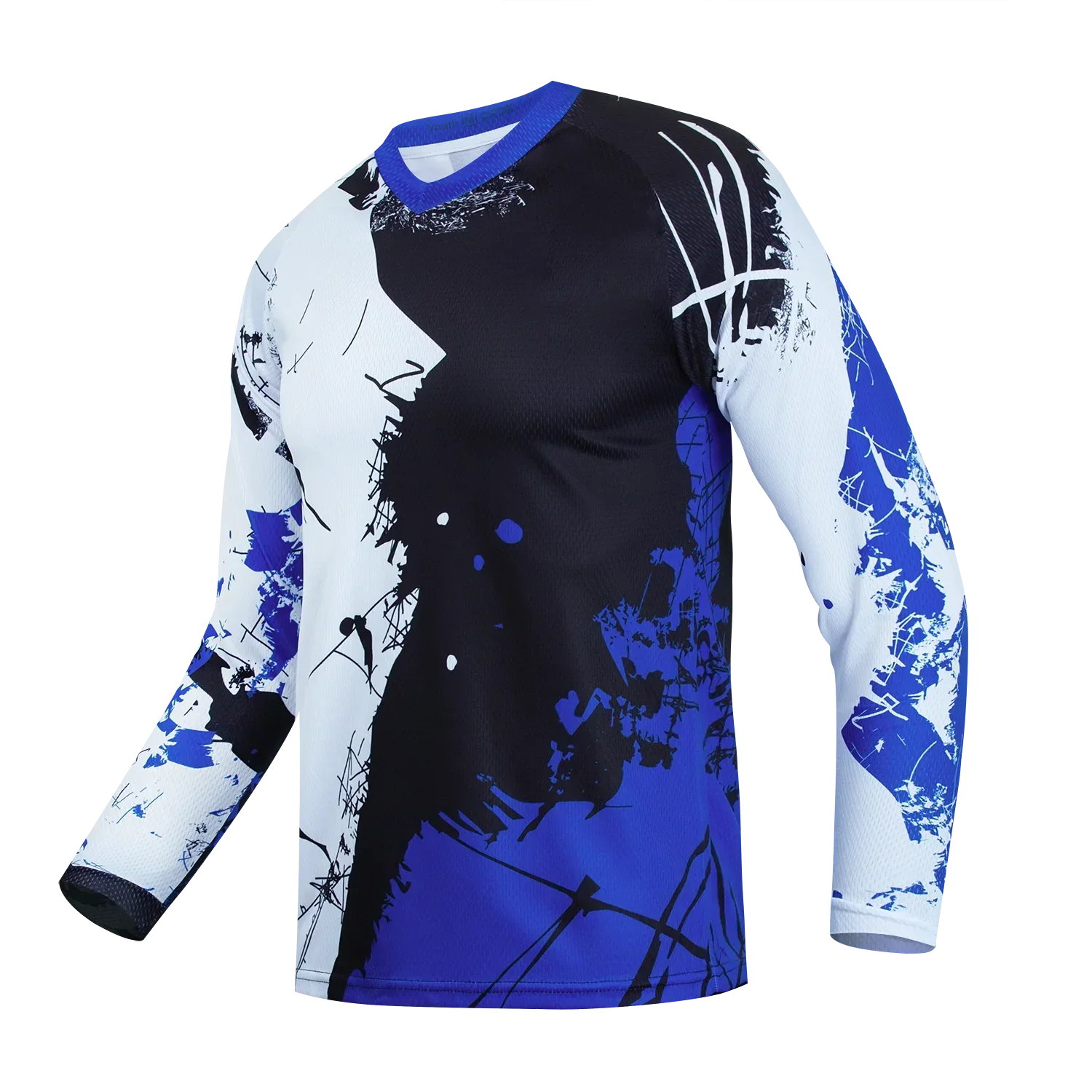 Men's Motocross Jersey, Dirt Bike & BMX Off‑Road MTB Shirt, Enduro DH MX Racing Apparel, Long‑Sleeve Cycling Sports Top