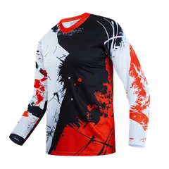 Men's Motocross Jersey, Dirt Bike & BMX Off‑Road MTB Shirt, Enduro DH MX Racing Apparel, Long‑Sleeve Cycling Sports Top