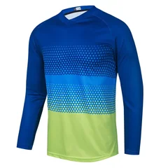 Men's Motocross Jersey, Dirt Bike & BMX Off‑Road MTB Shirt, Enduro DH MX Racing Apparel, Long‑Sleeve Cycling Sports Top