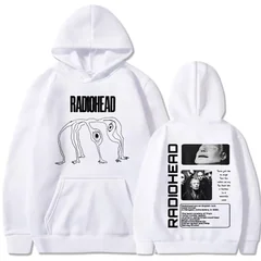 Rock Band Radiohead The Bends Hoodies Men Fashion Hip Hop Vintage Hooded Sweatshirts Casual Oversized Fleece Pullover Streetwear