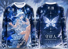 Unisex Wuthering Waves Shorekeeper Long Sleeve T Shirt 3D Full Print Anime Game Graphic Tee Cosplay Casual Top