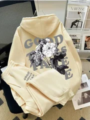 2026 New Trendy Men's Hoodie Pants Two Piece Set, Fashion Hooded Sweatshirt and Sweatpants with Large Graphic Print on Back
