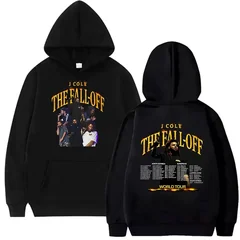 J.Cole The Fall Off World Tour 2026 Hoodie Men Hip Hop Pop Music Pullover Sweatshirt Unisex Vintage Oversized Hoodies Streetwear