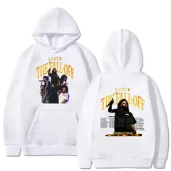 J.Cole The Fall Off World Tour 2026 Hoodie Men Hip Hop Pop Music Pullover Sweatshirt Unisex Vintage Oversized Hoodies Streetwear