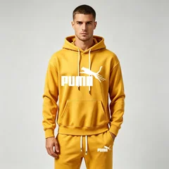 Men's Pieces Tracksuit Letter Print Hoodie+Jogger Pants Set Casual Streetwear Hooded Sweatshirt Suit Autumn Winter Sports Men