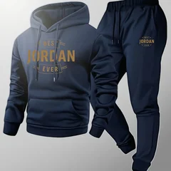 New Men's Hooded Sweatshirt, Casual Sports and Fitness Men's Top
