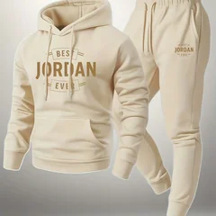 New Men's Hooded Sweatshirt, Casual Sports and Fitness Men's Top