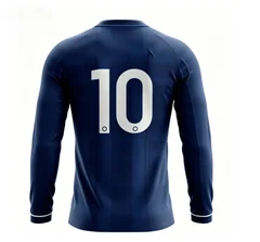 2026 new Scottish long sleeved football T-shirt printed, quick drying, breathable, fashionable and versatile for daily wear