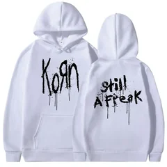 Korn Music Concert Rock Band WORLD TOUR Hoodie Men's Vintage Metal Gothic Oversized Sweatshirt Punk Hip Hop Hoodies Streetwear