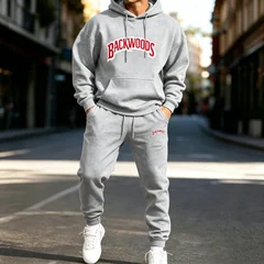 hoodies for man Letter Printing Man'S Hoodie Set Jogging Loose Two Pices Sets Pocket Fleece Hoodies Autumn Casual Sweatpants