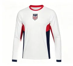 2026 American round neck football long sleeved breathable quick drying fashion versatile for both men and women outdoor sports