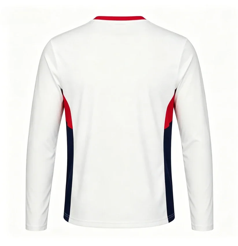 2026 American round neck football long sleeved breathable quick drying fashion versatile for both men and women outdoor sports