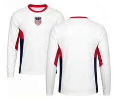 2026 American round neck football long sleeved breathable quick drying fashion versatile for both men and women outdoor sports