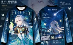 Honkai Star Rail Firefly 3D All‑Over Print Long Sleeve Sweatshirt Men Women Anime Game Character Pullover Tops