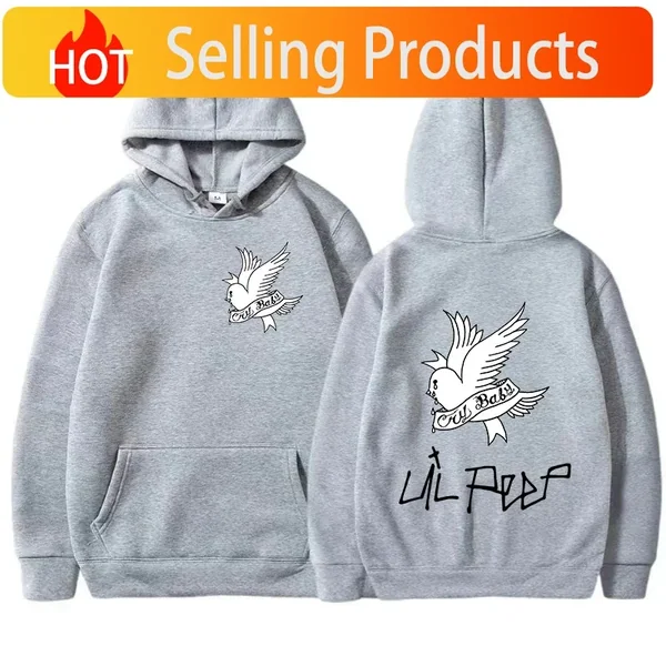 New Autunm Men Lil Peep Printed Hoodies Men's/Women's Lil Love Streetwear Men Fashion Casual Hip Hop Sweatshirts Men Clothes
