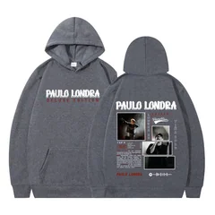 Singer Paulo Londra 2026 Album Graphics Hoodie Men Women Casual Loose Oversized Long-sleeved Sweatshirts Hip-hop Punk Pullover